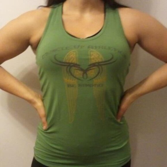 Alo CoolFit Racerback Tank Top - Never worn - Green - Picture 1 of 3
